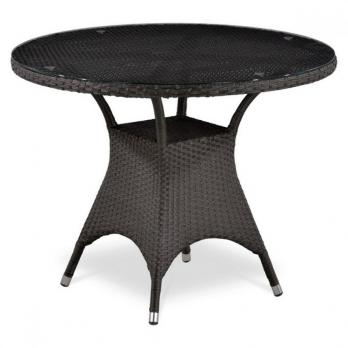Плетеный стол из искусственного ротанга T220CBT-W52-D96 Brown (Афина-мебель)Афина-мебель Плетеный стол из искусственного ротанга T220CBT-W52-D96 Brown