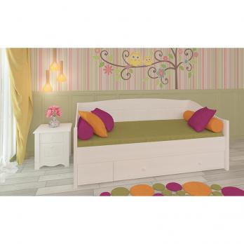 Кровать-диван Милано с выкатным ящиком, 90х200 (Sanremi)Sanremi Кровать-диван Милано с выкатным ящиком, 90х200