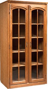 Шкаф с витриной "Элбург" (двери стеклянные, полки деревянные) БМ-1442 (БобруйскМебель)БобруйскМебель Шкаф с витриной "Элбург" (двери стеклянные, полки деревянные) БМ-1442