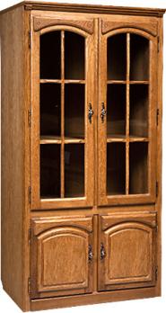 Шкаф с витриной "Элбург" (двери стеклянные, полки деревянные) БМ-1443 (БобруйскМебель)БобруйскМебель Шкаф с витриной "Элбург" (двери стеклянные, полки деревянные) БМ-1443
