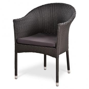 Плетеное кресло из искусственного ротанга Y350W-W2390 Brown (Афина-мебель)Афина-мебель Плетеное кресло из искусственного ротанга Y350W-W2390 Brown